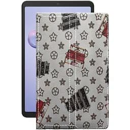 Чохол StatusCASE з екошкіри для планшету Samsung Galaxy Tab A 8.4 2020 Луі-Вітон-білий