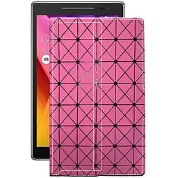 Чохол StatusCASE з екошкіри для планшету Asus ZenPad 8.0 (Z380M) Рожевий ромб
