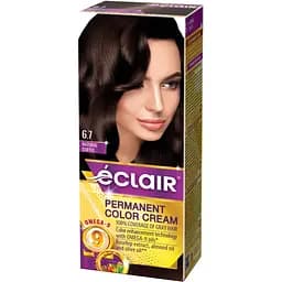 Крем-фарба для волосся Éclair Omega-9 стійка №6.7 Натуральна кава