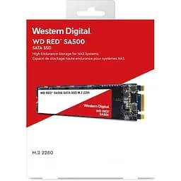 Накопичувач SSD Western Digital m.2 sata 2Tb WD Red SA500 NAS (WDS200T1R0B) - мініатюра 2