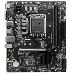 Материнська плата MSI PRO H610M-E (PRO H610M-E) (Socket 1700, Intel H610, Micro-ATX)