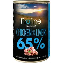 Вологий корм Profine Dog для собак з курятиною та печінкою 400 г