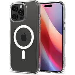 Чохол Spigen Crystal Hybrid with MagSafe White для iPhone 16 Pro Max (ACS08032)