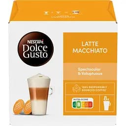 Уцінка. Кава в капсулах NESCAFE Dolce Gusto Latte Macchiato 16 шт. 183.2 г  - мініатюра 5