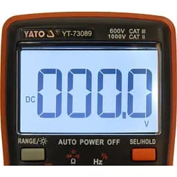 Мультиметр Yato цифровий з LCD-дисплеєм (YT-73089) - мініатюра 5