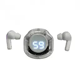 Беспроводные наушники в зарядном футляре белые Ultrapods Pro N73 LED