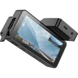 Автомобільний відеореєстратор Hoco DV12 with rear camera Silvery Gray (640176) - мініатюра 5
