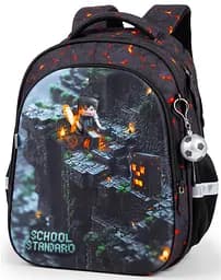 Ортопедичний шкільний рюкзак для хлопчика Майнкрафт School Standard 38х30х18 см для першокласника (150-44)