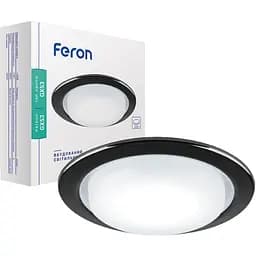 Світильник точковий Feron DL53 чорний хром GX53 неповоротний (1822)