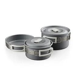 Набір туристичного посуду (2 каструлі та сковорода) Naturehike CNK2450CF010 алюміній