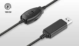Гарнітура для ПК Trust Rydo On-Ear USB Black (24133_Trust) - мініатюра 3