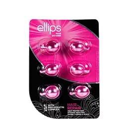 Витамины для волос Ellips Hair Vitamin Hair Repair Восстановление волос с про-кератиновым комплексом 6 штx1 мл