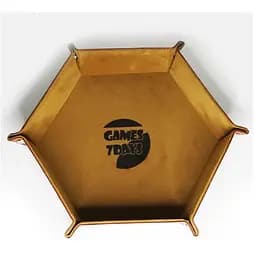 Настільна гра Games 7 Days Лоток для кубиків Hexagon dice tray - Brown (g7dhexdt03)