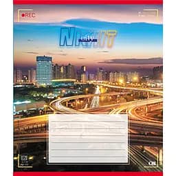 Зошит учнівський "Вогні міста" Leader 024-560145L-3 в лінію, 24 аркуші