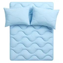 Набор Ideia NordicBlue одеяло и 2 подушки, евро, искусственный пух, 200х220 см голубой (8-36202)