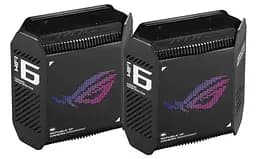 MESH-система ASUS mesh ROG Rapture GT6 AX10000 2Pcs Black 802.11ax (90IG07F0-MU9A20)