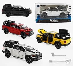 Машинка Автопром Dodge RAM 1000 TRX MTK-13047 Авто Експерт масштаб 1:32, світло, звук, інерція, відчиняються двері