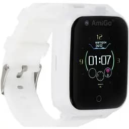Дитячий смарт-годинник Amigo GO006 GPS 4G WIFI Videocall з відеодзвінком White Білі