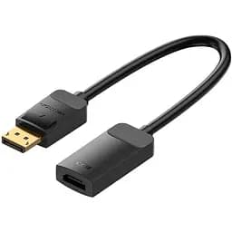 Адаптер Vention DisplayPort to HDMI 4K Male DP to HDMI Female Video Audio (HBUBB)