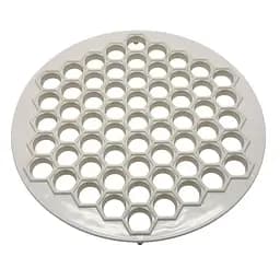 Пластикова пельменниця велика (форма для приготування пельменів) Ø33.2 см на 61 пельмень, Kitchen Master 87106