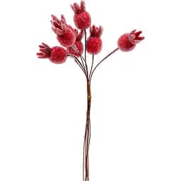 Декоративний гранат Yes! Fun зацукрований 19 мм 7 шт./пучок червоний (974161)