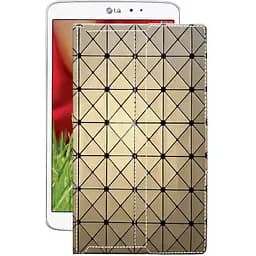 Чехол StatusCASE из экокожи для планшета LG G Pad 8.3 v500 Золотой ромб