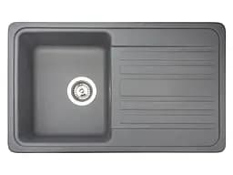Кухонна мийка Miraggio VERSAL gray (0000059) Граніт, Врізна, Сірий