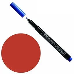 Маркер Вишневий для світлих тканин односторонній 2 мм #522 Fine point Marvy