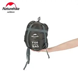 Спальник Naturehike Y150 (NH21MSD08) +11°C - з капюшоном - правий - темно-блакитний - мініатюра 4