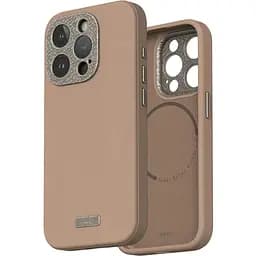 Чохол-накладка Moshi Napa Slim Hardshell Case Woodsmoke Brown для iPhone 15 Pro (99MO231107)