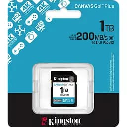 Карта пам'яті Kingston SDXC Canvas Go! Plus 1TB Class 10 UHS-I U3 V30 (SDG4/1TB) [139175] - мініатюра 3