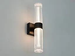 Бра настінне LED Diasha F3018BK, 5W, 220V, 275 лм, чорний акрил, сучасний стиль для зали - мініатюра 2