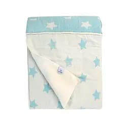 Плед мікроплюш Barine - Star Patchwork throw mint ментоловий 130x170 - мініатюра 2