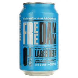 Пиво безалкогольное Damm Free светлое 0.33 л ж/б