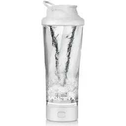 Шейкер спортивний електричний VOLTRX VortexBoost 600 мл. Tritan White (Vortex_White)