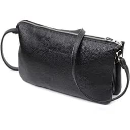 Кожаная женская сумка Grande Pelle 26х15.5х3 см sum0023606