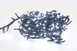 Новорічна гірлянда біла холодна 300 Led-лампочок, 13 метрів, Чорний кабель, світлодіодна гірлянда (ST) - мініатюра 3