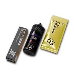 Набор компонентов для самозамеса солевой заправки CHASER Black Ultra 30 мл BLACKCURRANT ROSE LIMITED Черная Смородина, 0-50 мг (18025)