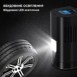 Портативний компресор Yaoen 217 Digital 150PSI (YPSCD7515B 5385) Чорний - мініатюра 13