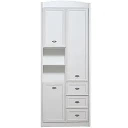 Шкаф-пенал с полками Gerbor Салерно REG3D3S Белый (GRB-1255)