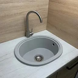 Кухонна мийка Adamant Circum 500x425x180 світло-сірий 627223, Сірий - мініатюра 3