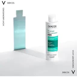 Шампунь для жирного волосся Vichy Dercos Sebo-correcteur Oil Control Dermatological Shampoo 200 мл - мініатюра 2
