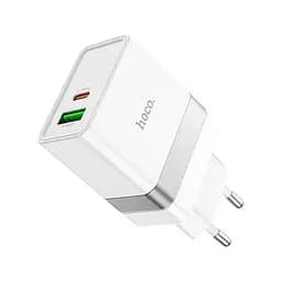 Зарядное устройство для Hoco N21 Topspeed USB-A + USB-C 30W белый (6931474757777)