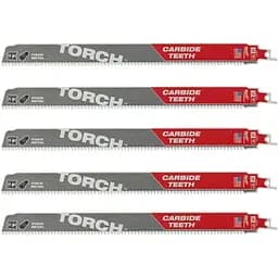Полотно для шабельних пил TORCH CARBIDE MILWAUKEE, 300х2,5мм, (5шт), (метал)