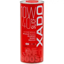 Моторна олива XADO 10W-40 SL/CF Red Boost напівсинтетична 1 л