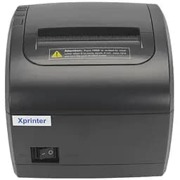 Друкарка чеків Xprinter XP-Q838L (термодрук, 230 мм/с, стрічка 80 мм, USB+Lan, авторізак, чорний)