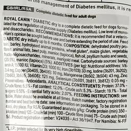 Сухий корм для дорослих собак Royal Canin Diabetic при цукровому діабеті 1.5 кг - мініатюра 4