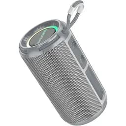 Портативна bluetooth колонка Borofone BR37 TWS з LED підсвічуванням dark сірий