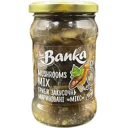 Грибы закусочные маринованные The Banka Микс 300 г 