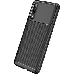 Чохол-накладка Toto TPU Carbon Fiber 1.5 mm Case Samsung Galaxy A70 Black